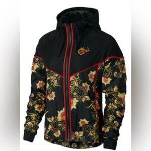 Nike floral Windrunner Jacket